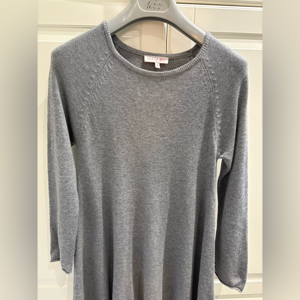 Lili Gaufrette Gray Kids Dress